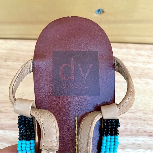DV By Dolce Vita Nyle Beaded Flat Sandal Size 6.5 - Picture 2 of 3